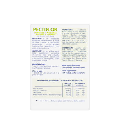 Pectiflor Prebiotic+Probiotic 20 Effervescent Tablets