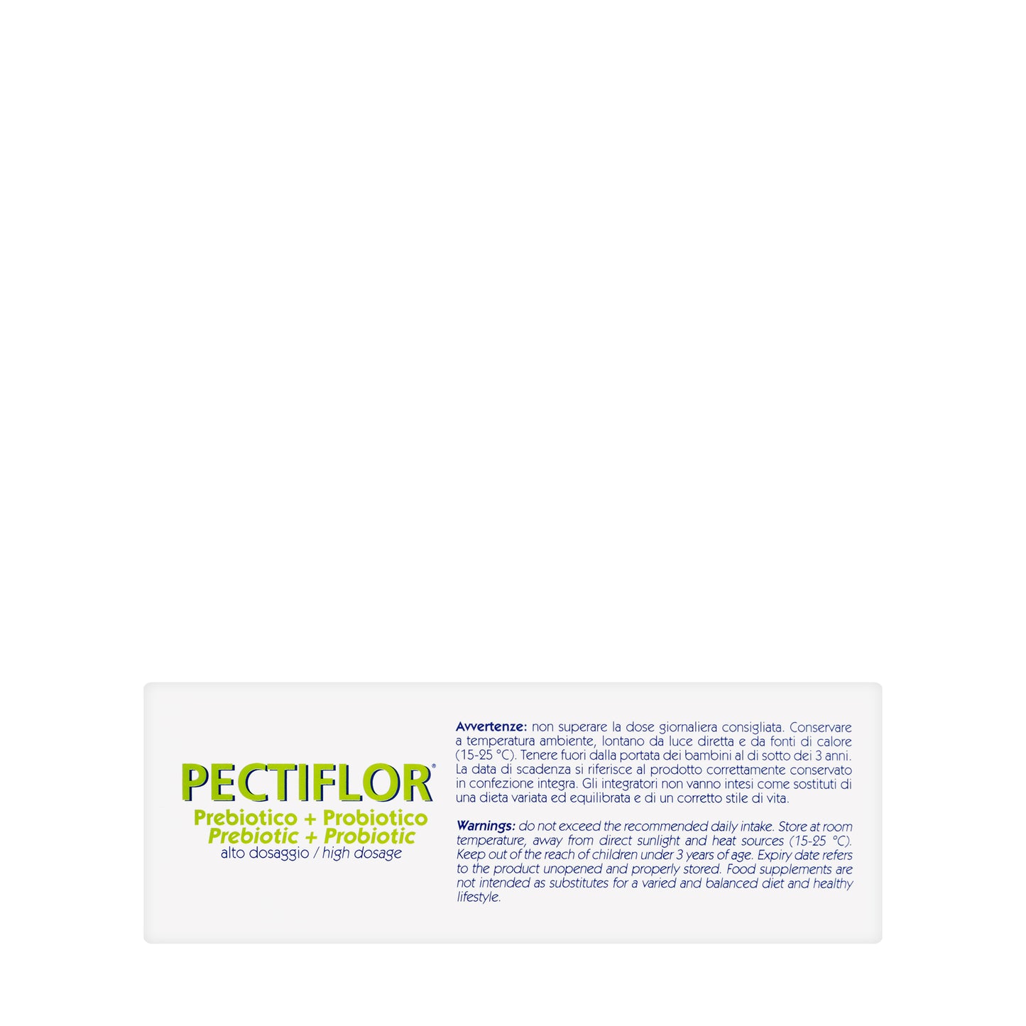 Pectiflor Prebiotic+Probiotic 20 Effervescent Tablets