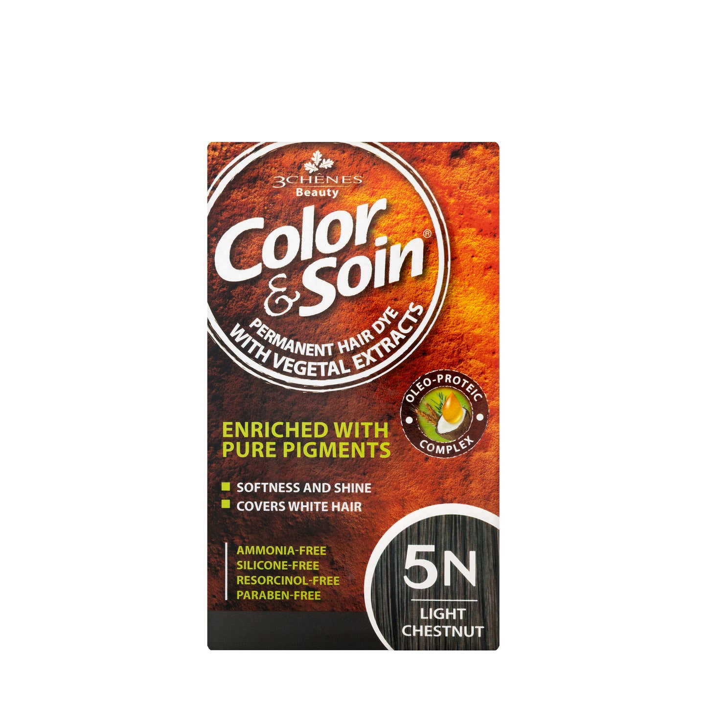 Color & Soin Permanent Hair Color [5N] Light Chestnut