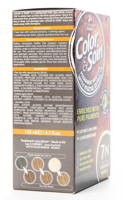 Color & Soin Permanent Hair Color [7N] Hazelnut Blonde