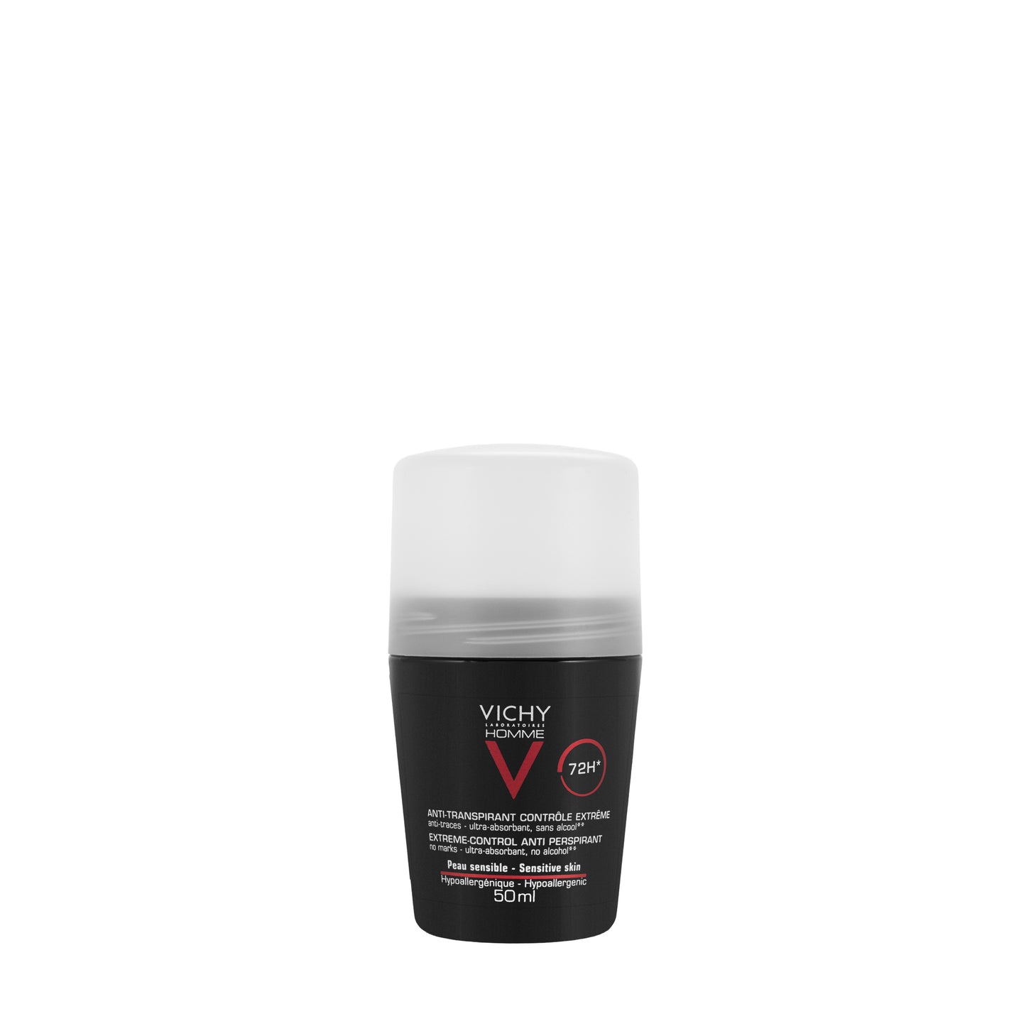 Vichy Deodorant  Roll On Men 72 Hours 50 ml [Black]