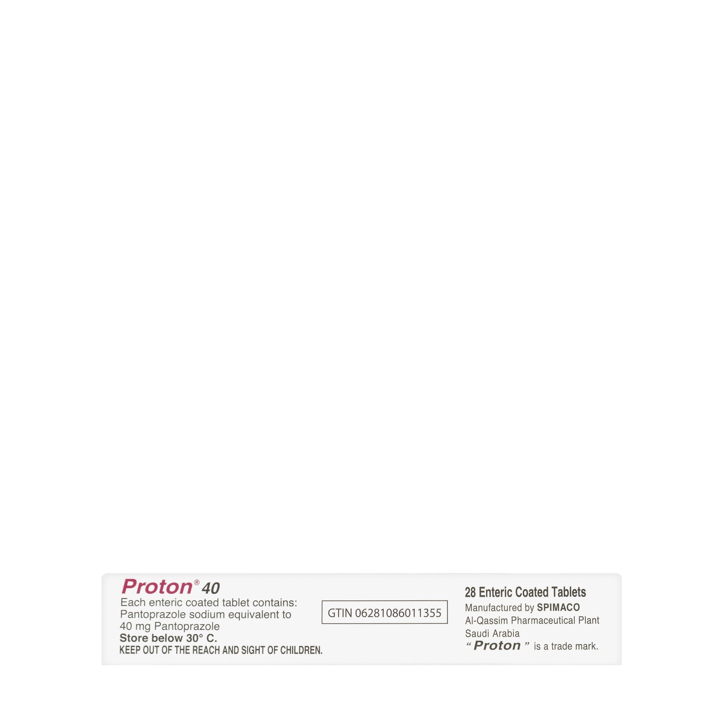 Proton 40Mg 28 Tablets