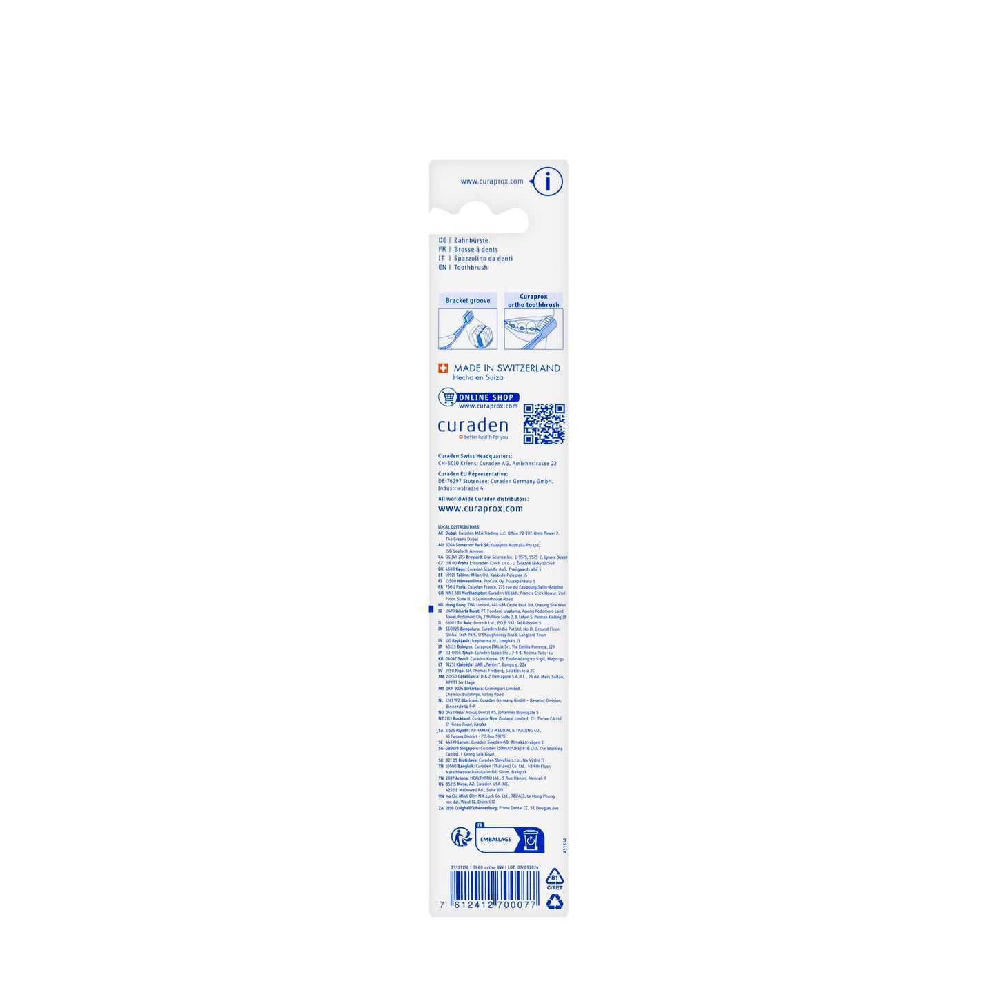 Curaprox Ortho [5460] Toothbrush