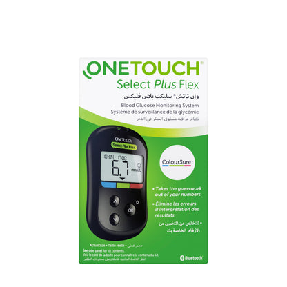 OneTouch Select Plus  Flex  Glucometer mmol + 50 Strips