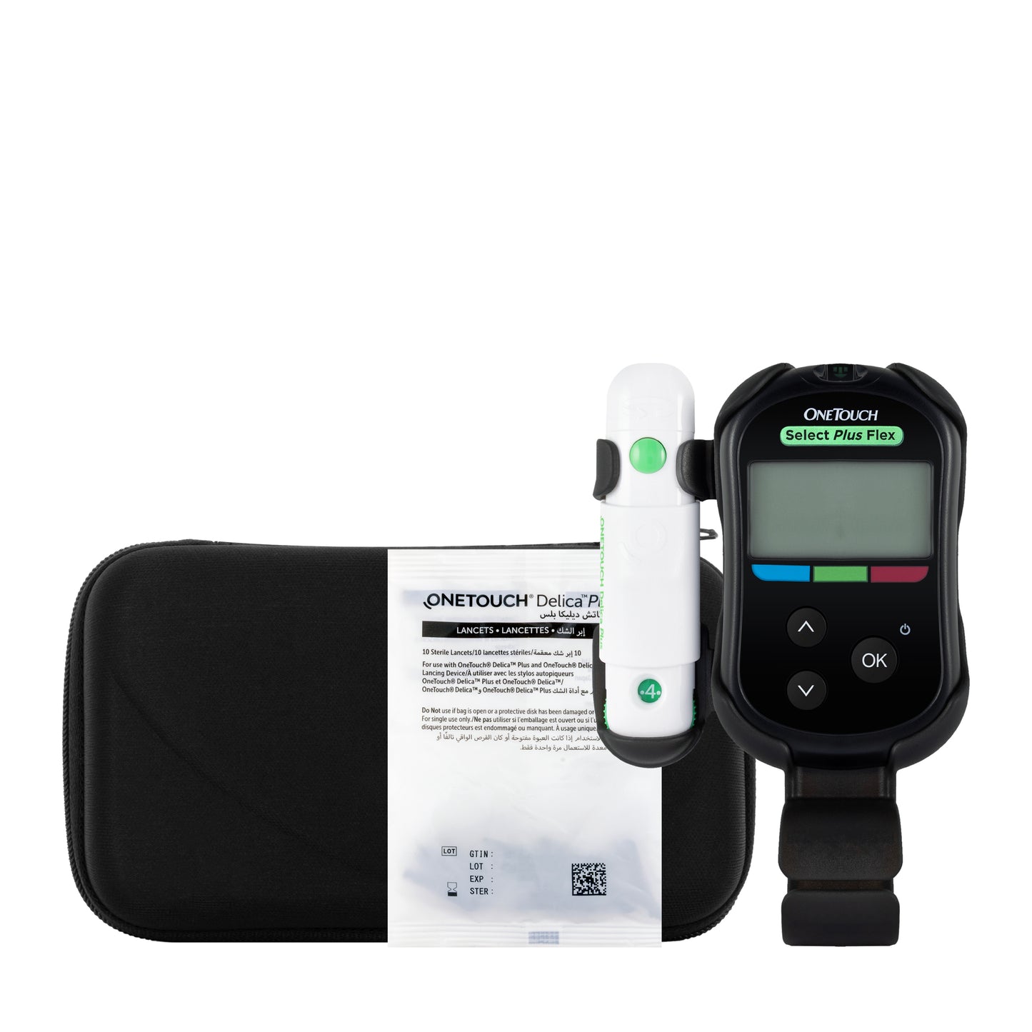 OneTouch Select Plus  Flex  Glucometer mmol + 50 Strips