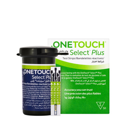 OneTouch Select Plus  Flex  Glucometer mmol + 50 Strips