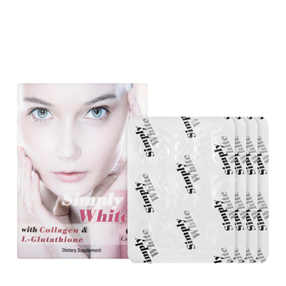 Simply White Collagen & L-Glutathione 60 Capsules