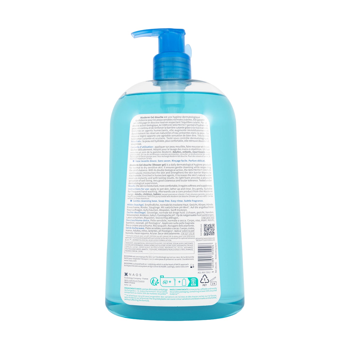 Bioderma Atoderm Gel Douche 1 Liter