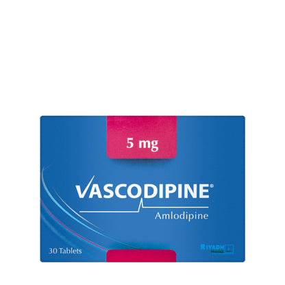 Vascodipine 5Mg 30 Tablets