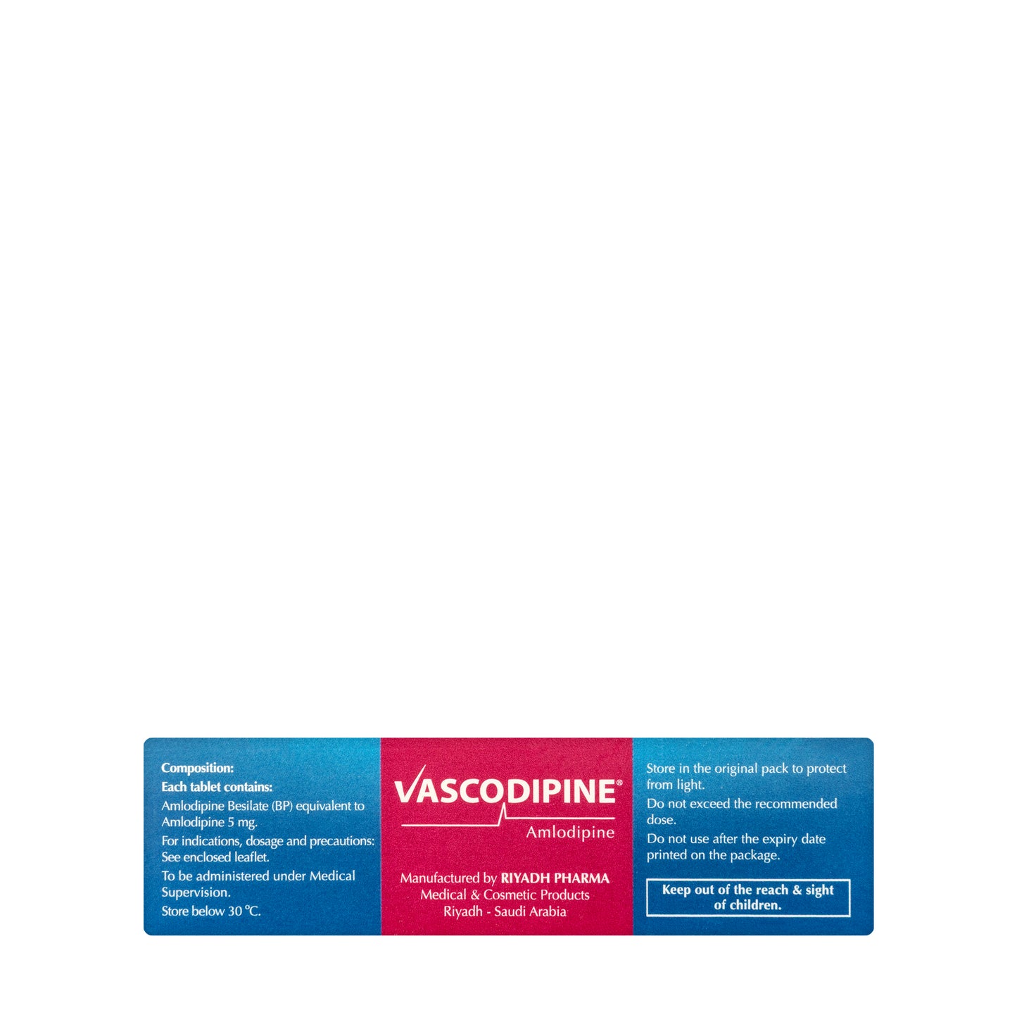 Vascodipine 5Mg 30 Tablets