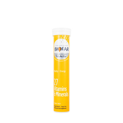 Biofar 27 Vitamins & Minerals 15 Effervescent Tablets