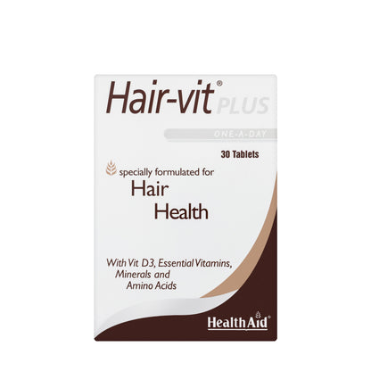 Health Aid Hair Vit Plus 30 Tablets