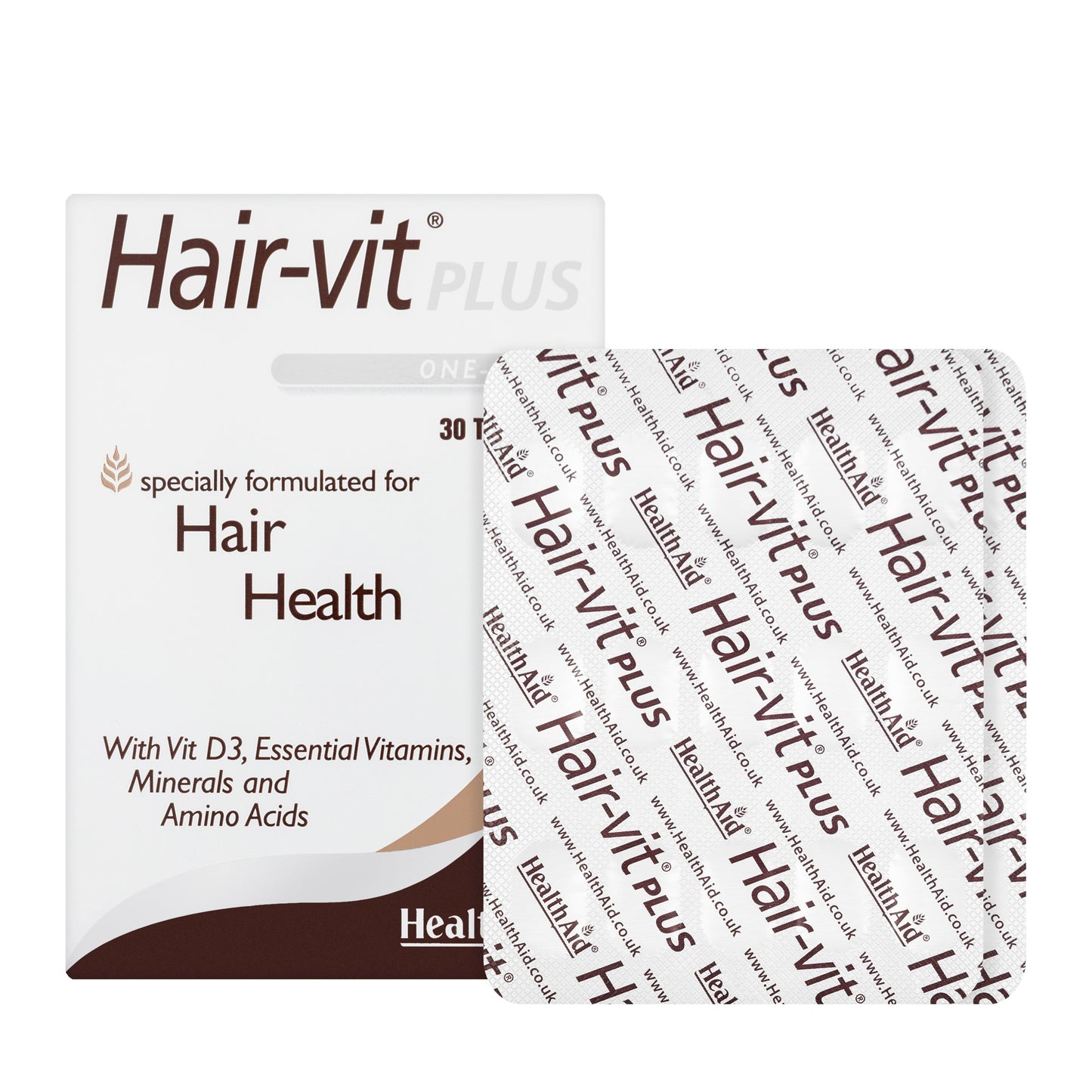 Health Aid Hair Vit Plus 30 Tablets