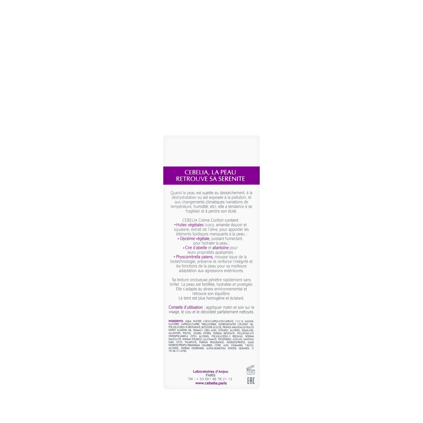 Cebelia Comfort Cream (Face & Neck) 40 Ml