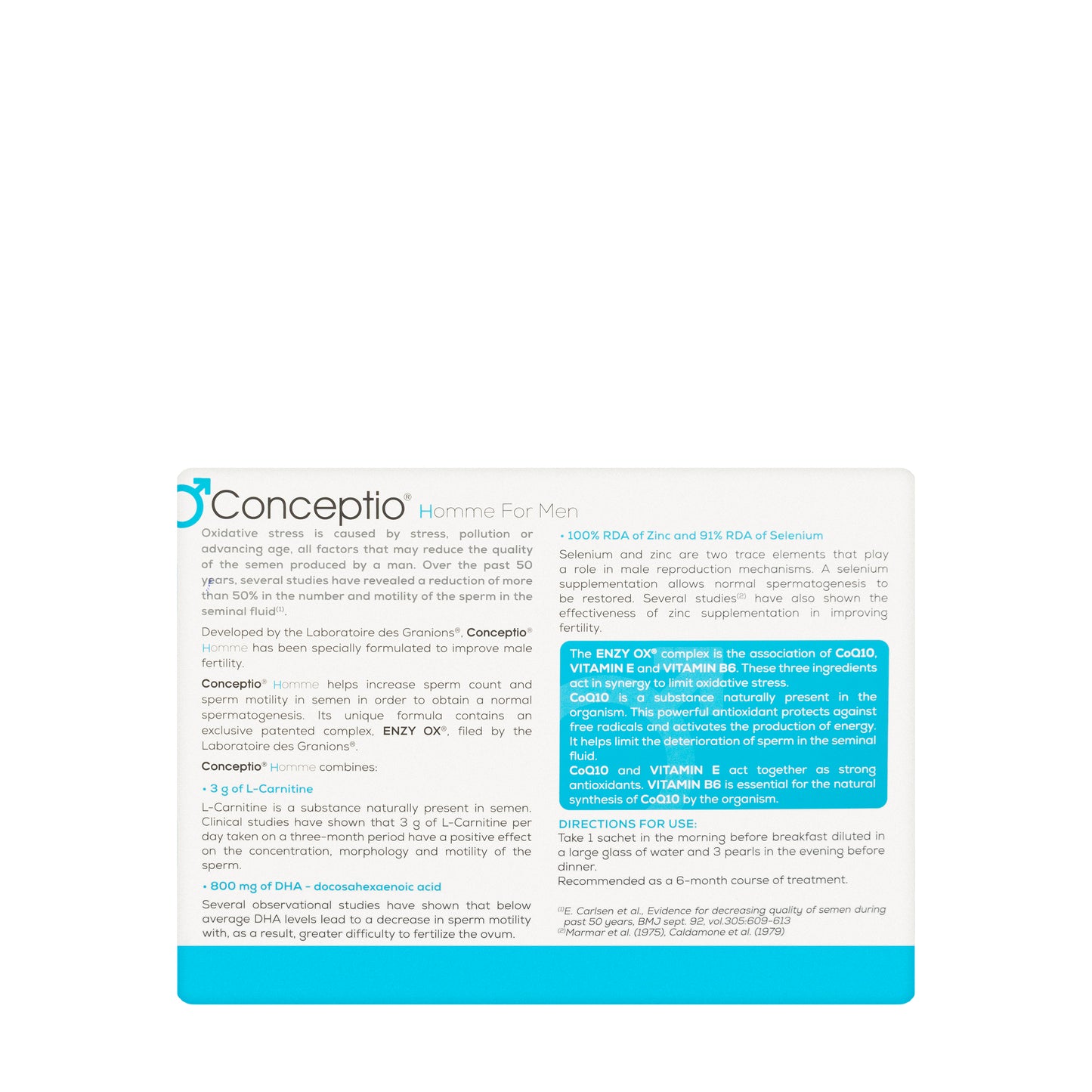 Conceptio For Men 90 Tablet + 30 Sachet