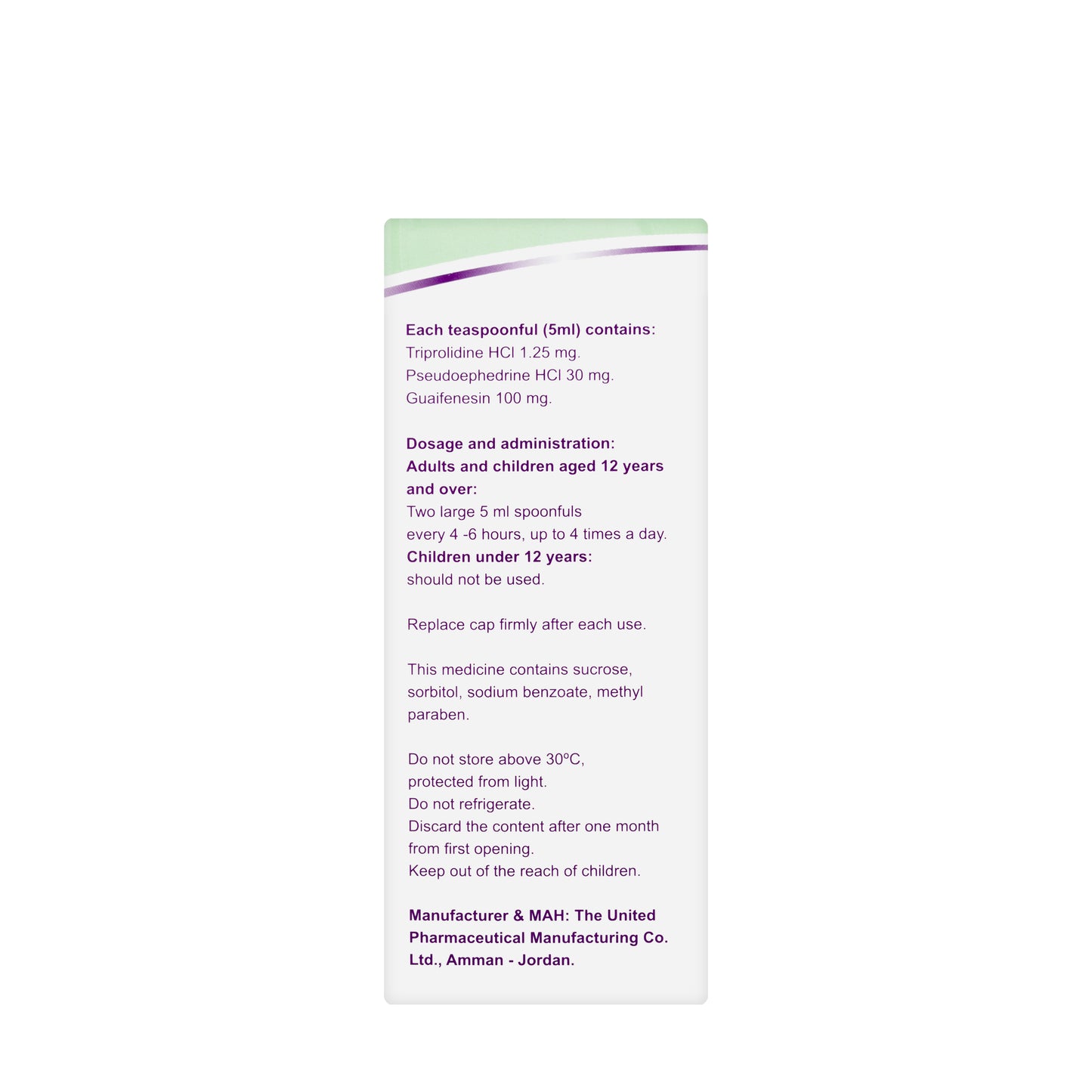 Unifed Expectorant Syrup 120Ml