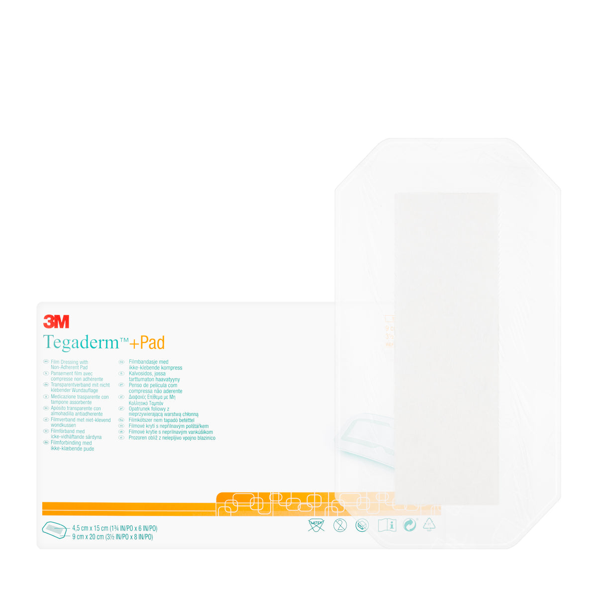 3M Tegaderm + Pad 9X20 Cm 25 Pieces