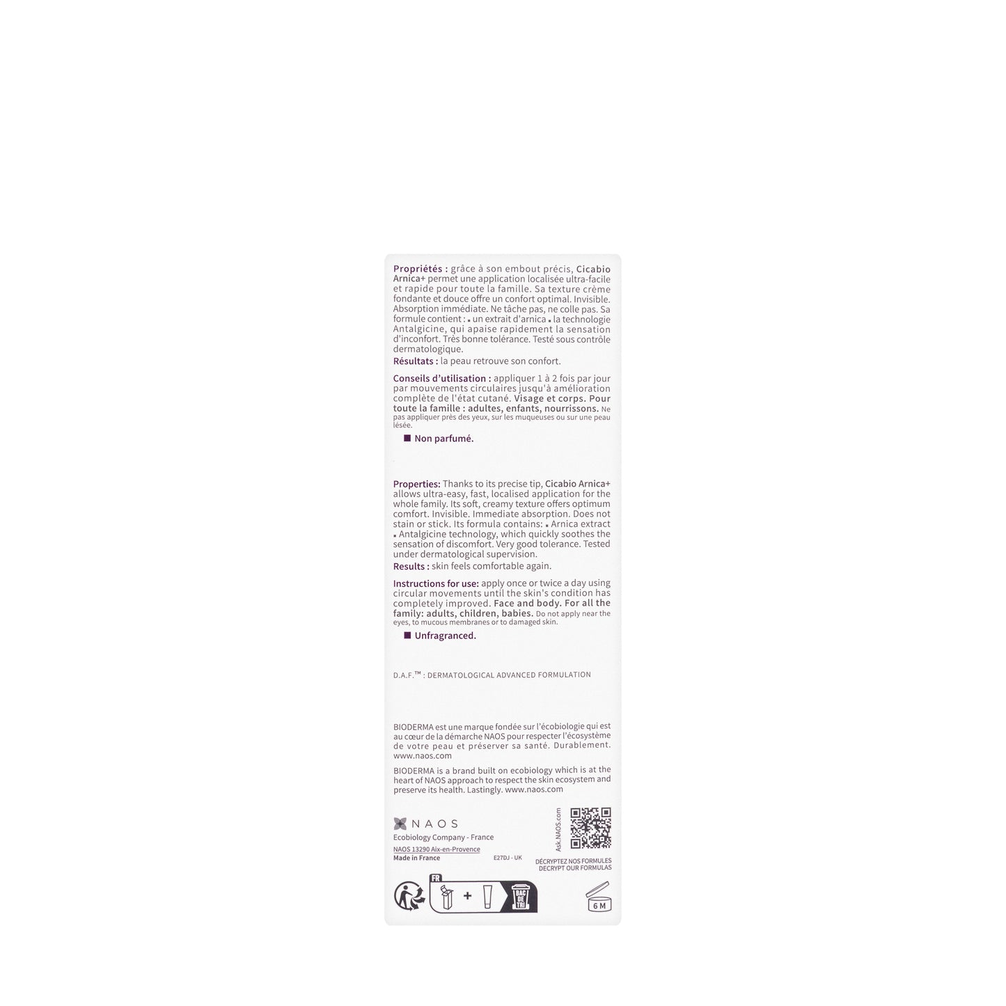 Bioderma Cicabio Arnica+ Cream 40 Ml