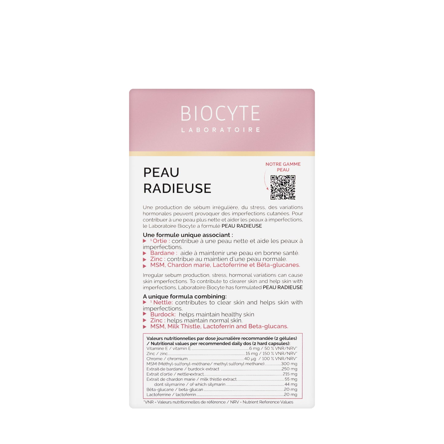Biocyte Acne Expert [Peau]60 Capsules