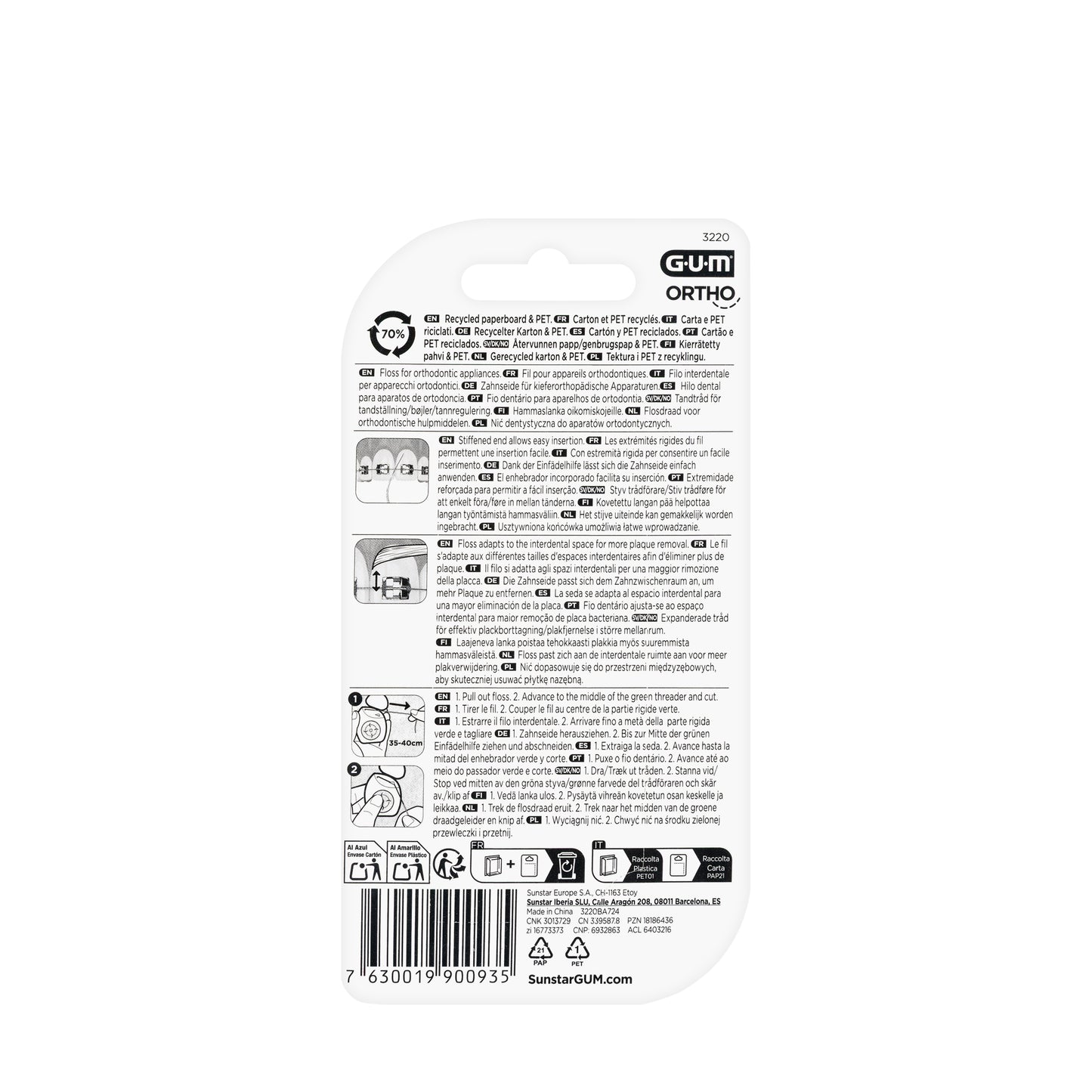 Gum Ortho Floss 3220
