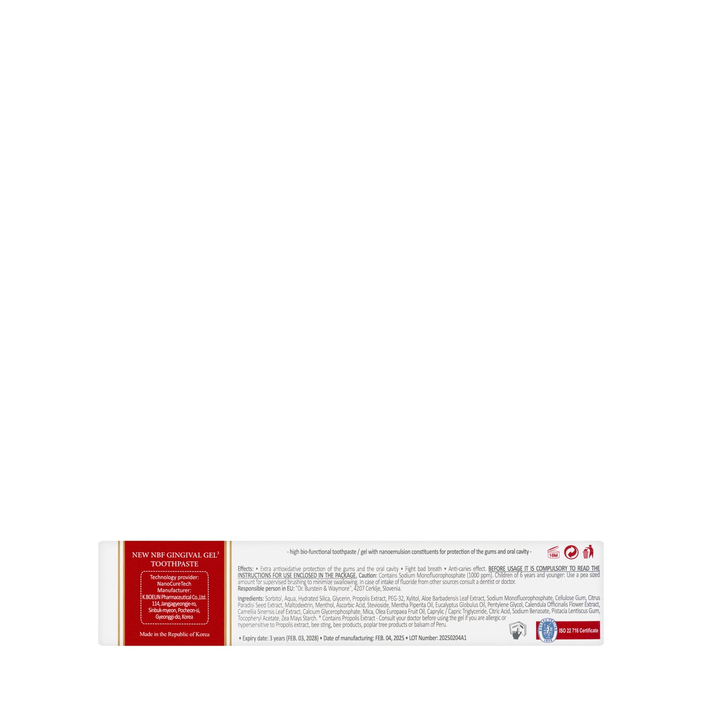 NBF Gingival Oral Gel 30gm
