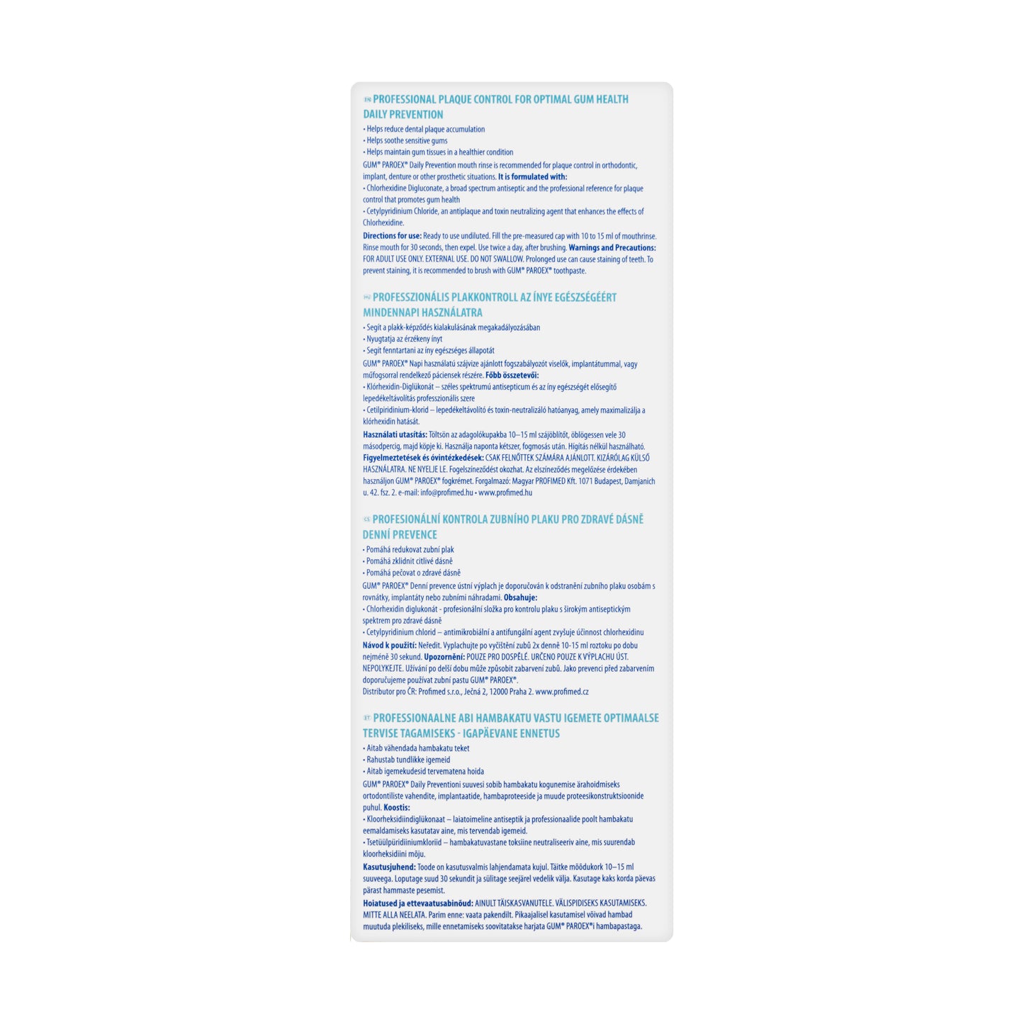 Gum Paroex 0.06% Mouthwash 500 ml [ 1702 ]