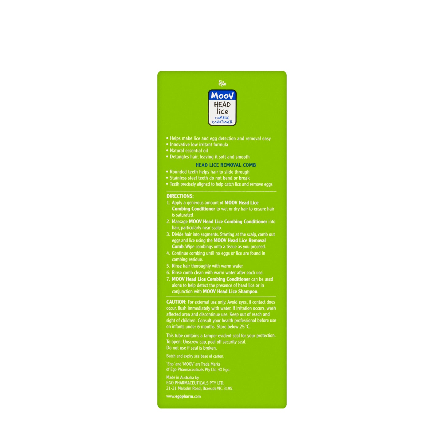 Moov Head Lice Conditioner 200 Ml