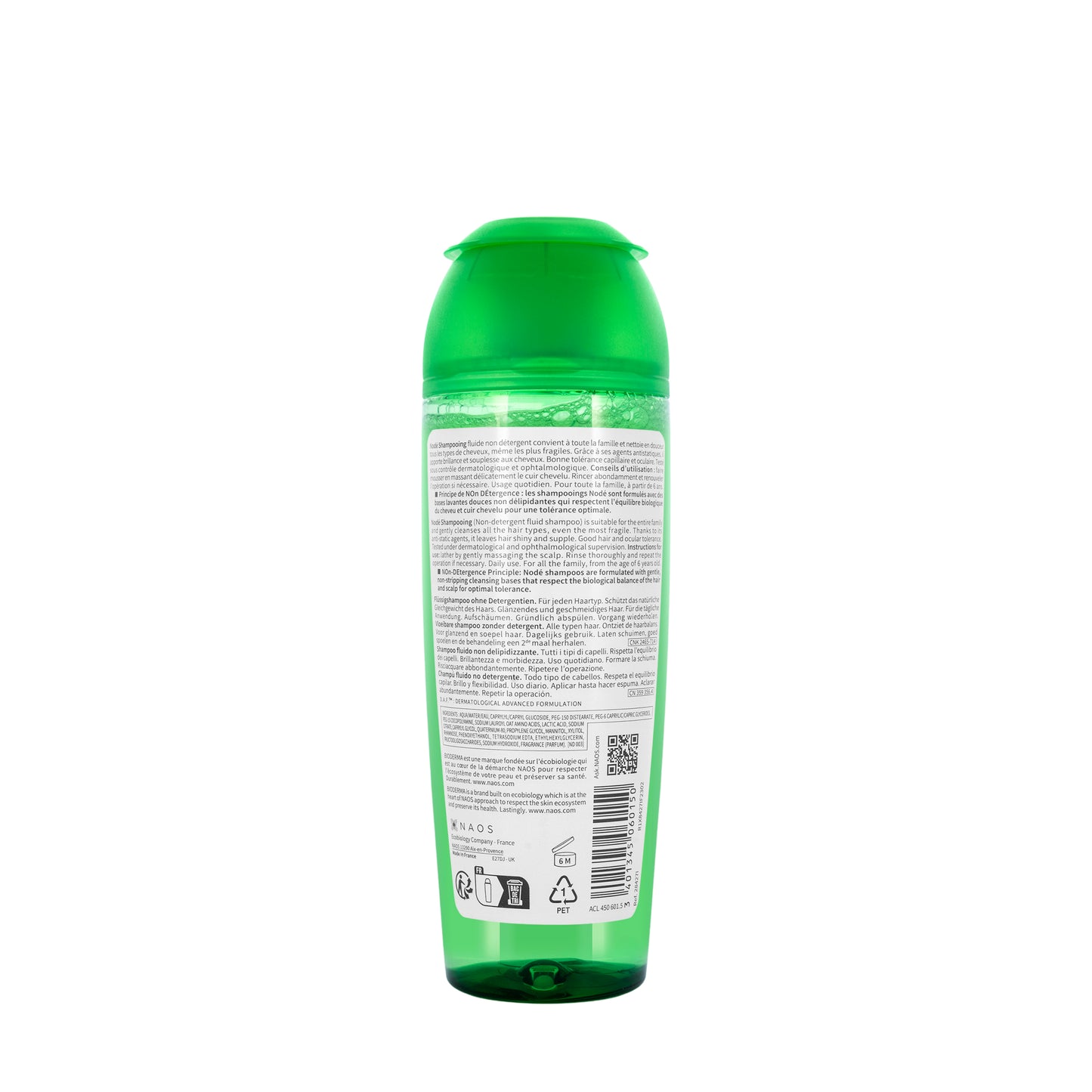 Bioderma Nodé Non-Detergent Fluid Shampoo 200 Ml