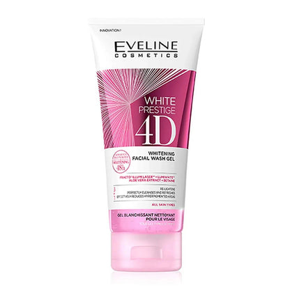 Eveline White Prestige 4D Whitening Facial Wash Gel 200 Ml