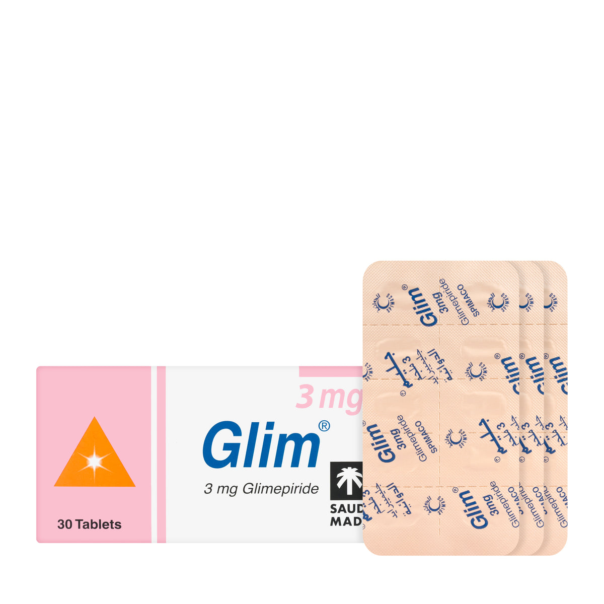 Glim 3Mg 30 Tablets