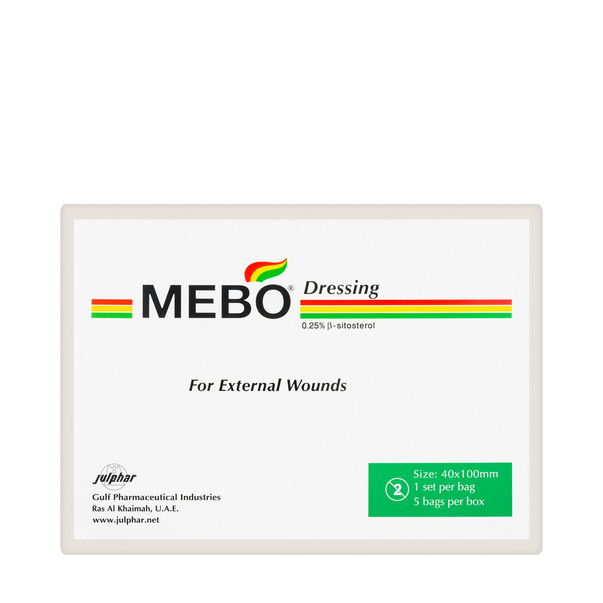 Mebo Dressing 40 X 100 Mm 5 Pieces