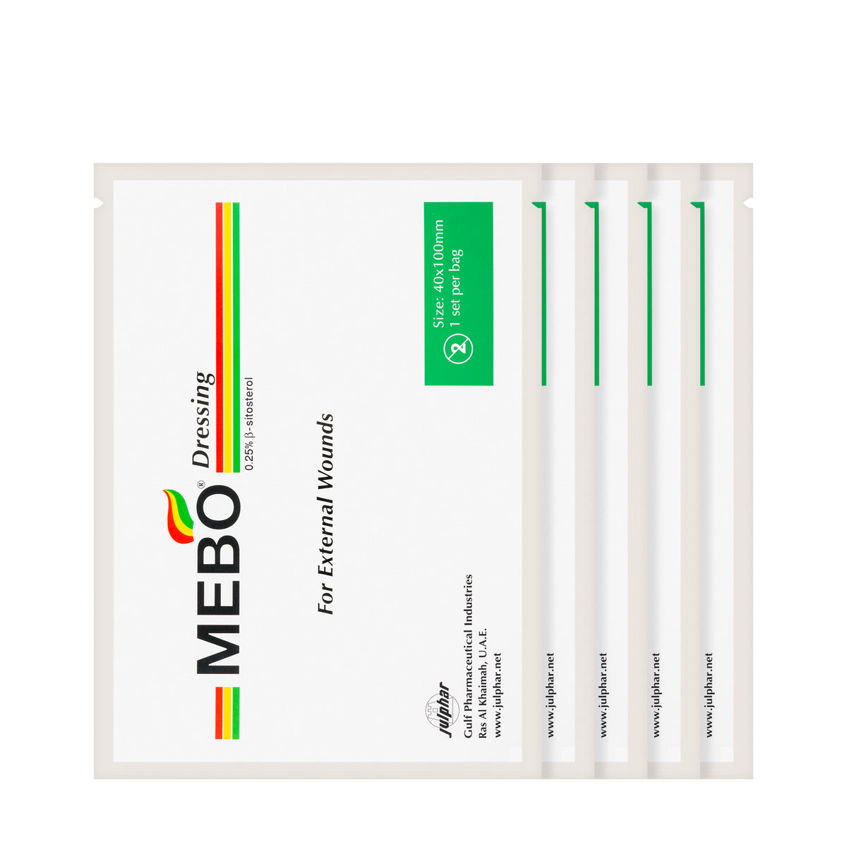 Mebo Dressing 40 X 100 Mm 5 Pieces