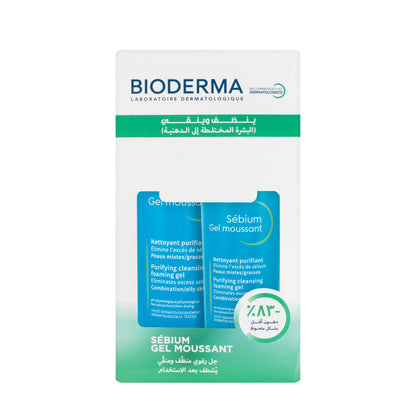 Bioderma Sébium Gel Moussant (Purifying Foaming Gel) 500 + 200 Ml Offer Pack