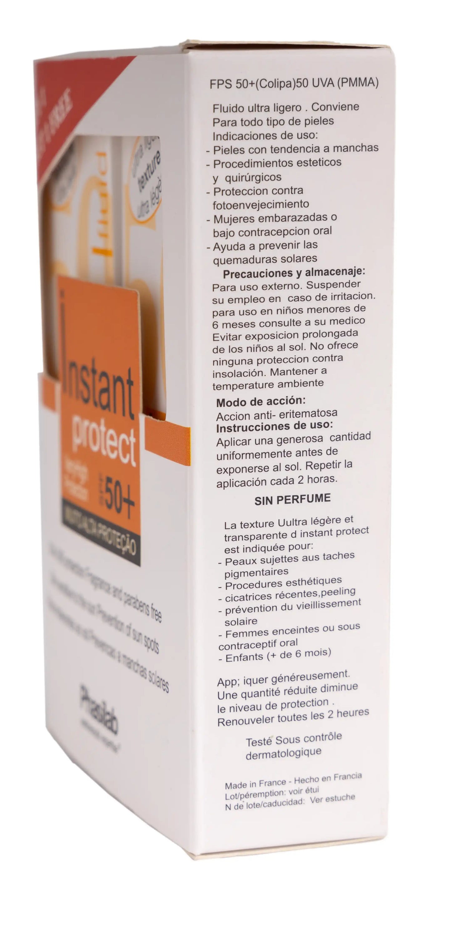Phasilab Instant Protect SPF 50+ Fluid 40 Ml [1 + 1 Offer Pack]