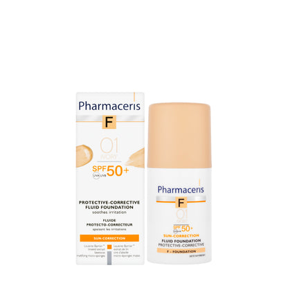 Pharmaceris SPF 50+ Foundation No.1 [Ivory] Fluid 30 ml