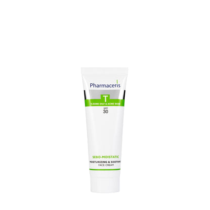 Pharmaceris T Sebo-Moistatic Moisturizing and Soothing SPF 30  Face Cream 50 Ml