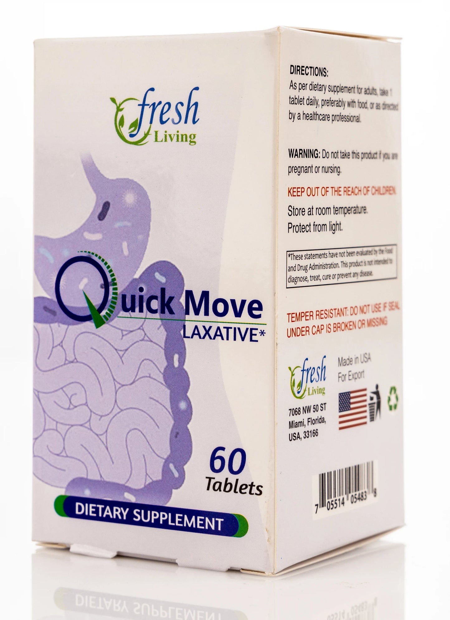 Quick Move Laxative 60 Tablets