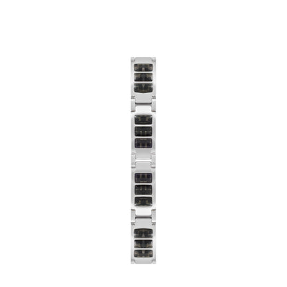 Sabona 350 Black Carbon Stainless Magnetic Bracelet [Large]