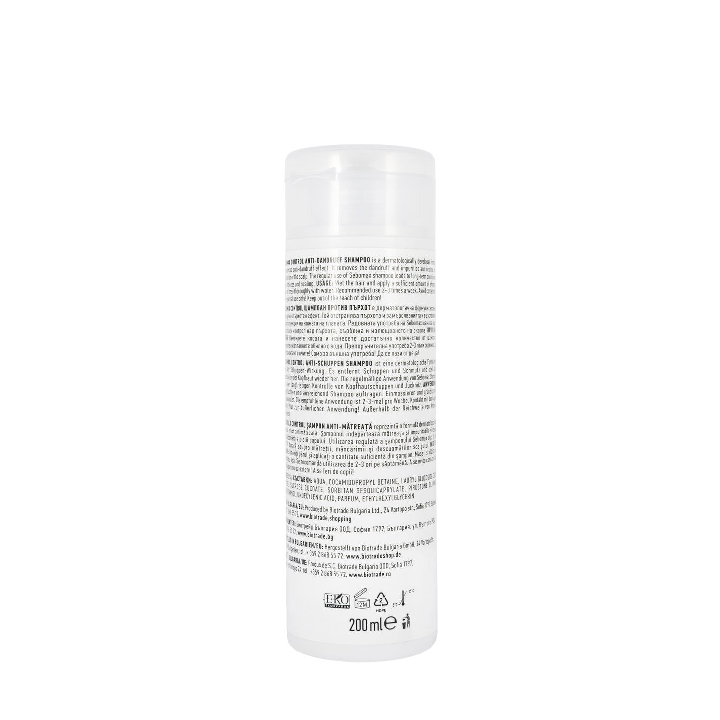 Biotrade Sebomax Control Anti-Dandruff Shampoo 200 Ml