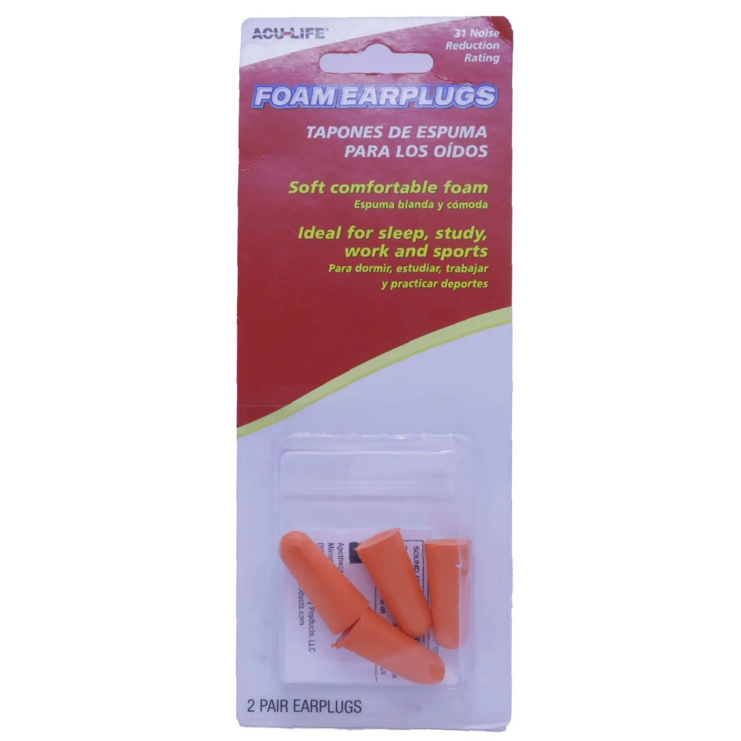 Acu-Life Ear Plug Foam [400583]