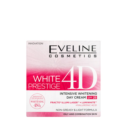 Eveline 4D White Prestige SPF 25 Intensive Whitening Day Cream 50 Ml