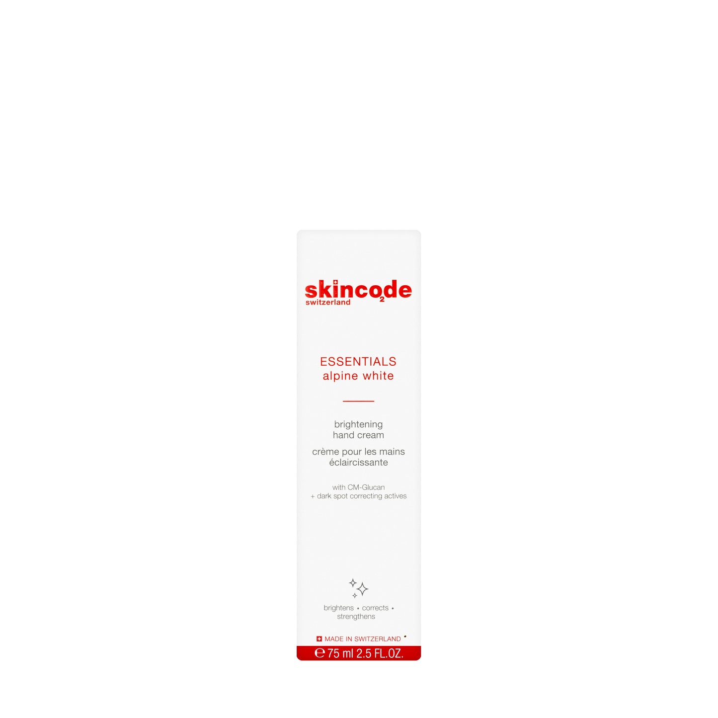 Skincode Alpine White Brightening Hand Cream 75 ml