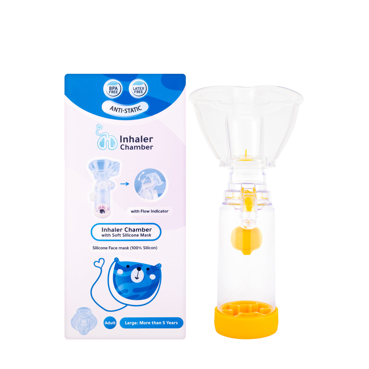 Glamy Inhaler Chamber Adult [Large]