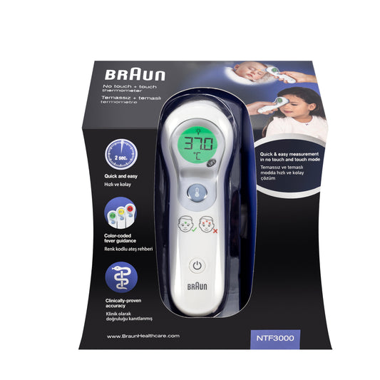 Braun No Touch + Forehead Thermometer [NTF3000]