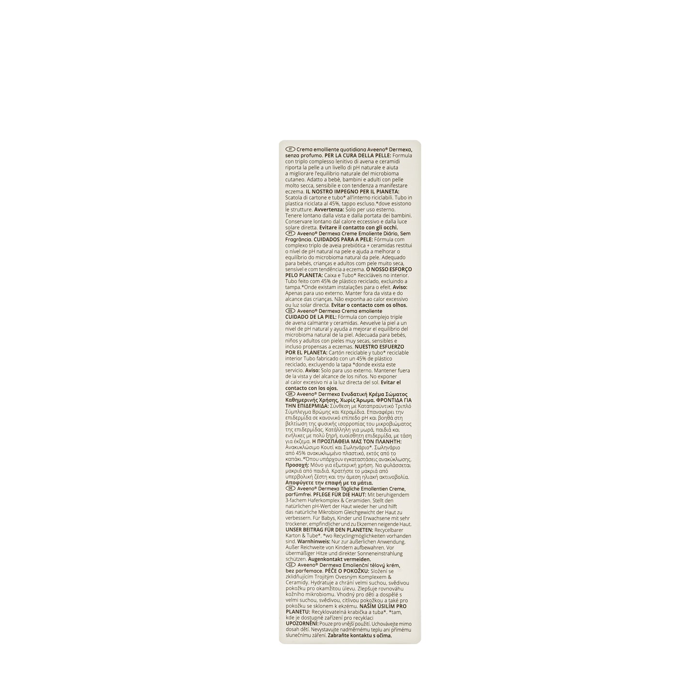 Aveeno Dermexa Daily Emollient Soothing Cream 200 Ml