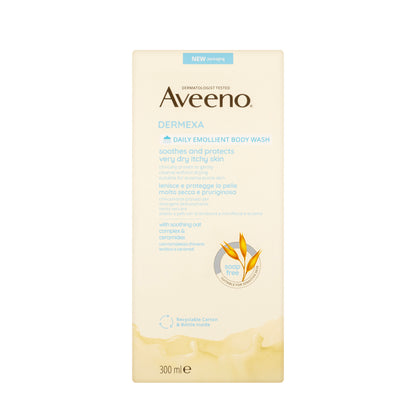 Aveeno Dermexa Daily Emollient Soothing Body Wash 300 Ml