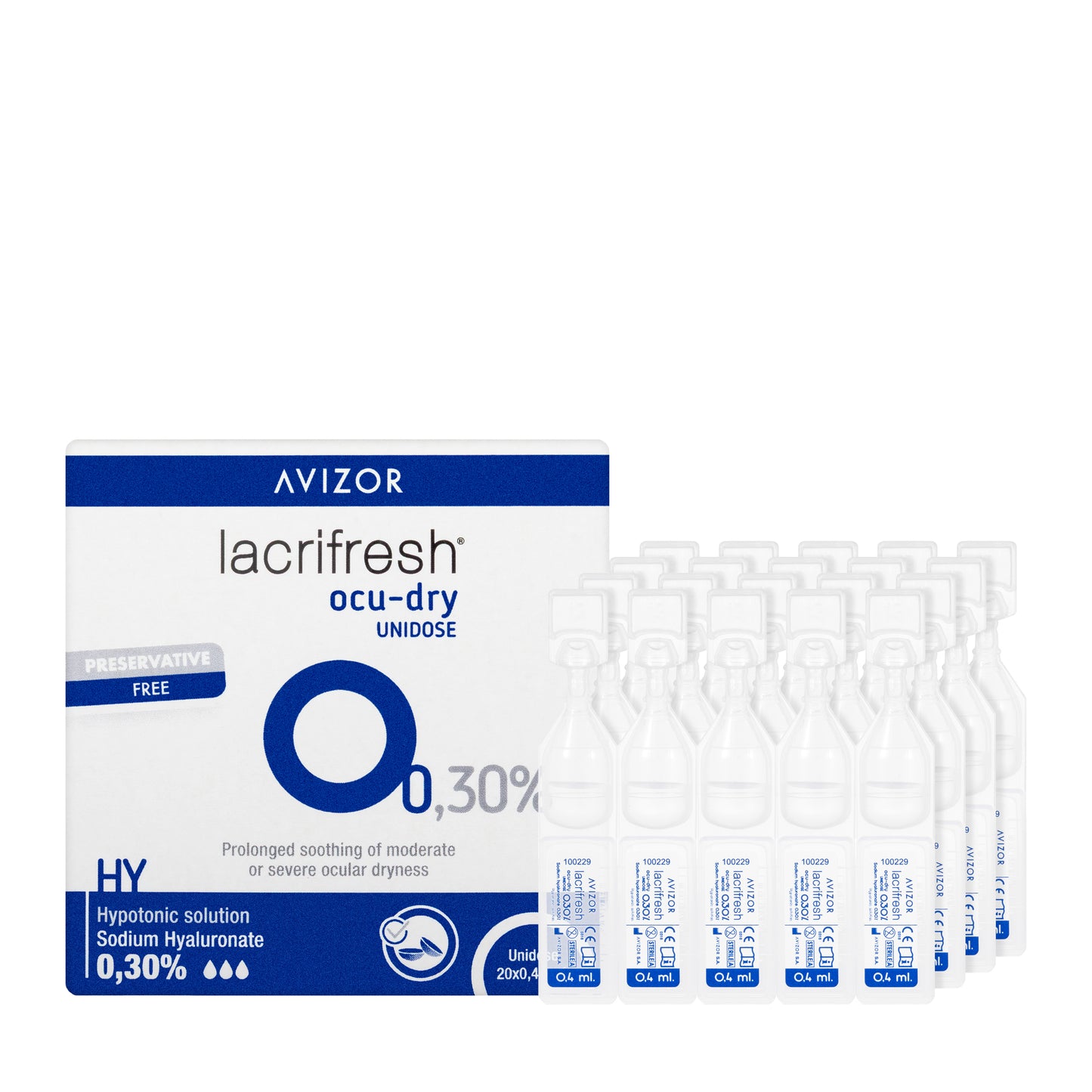 Avizor Lacrifresh 0.30% Ud 20 Pieces