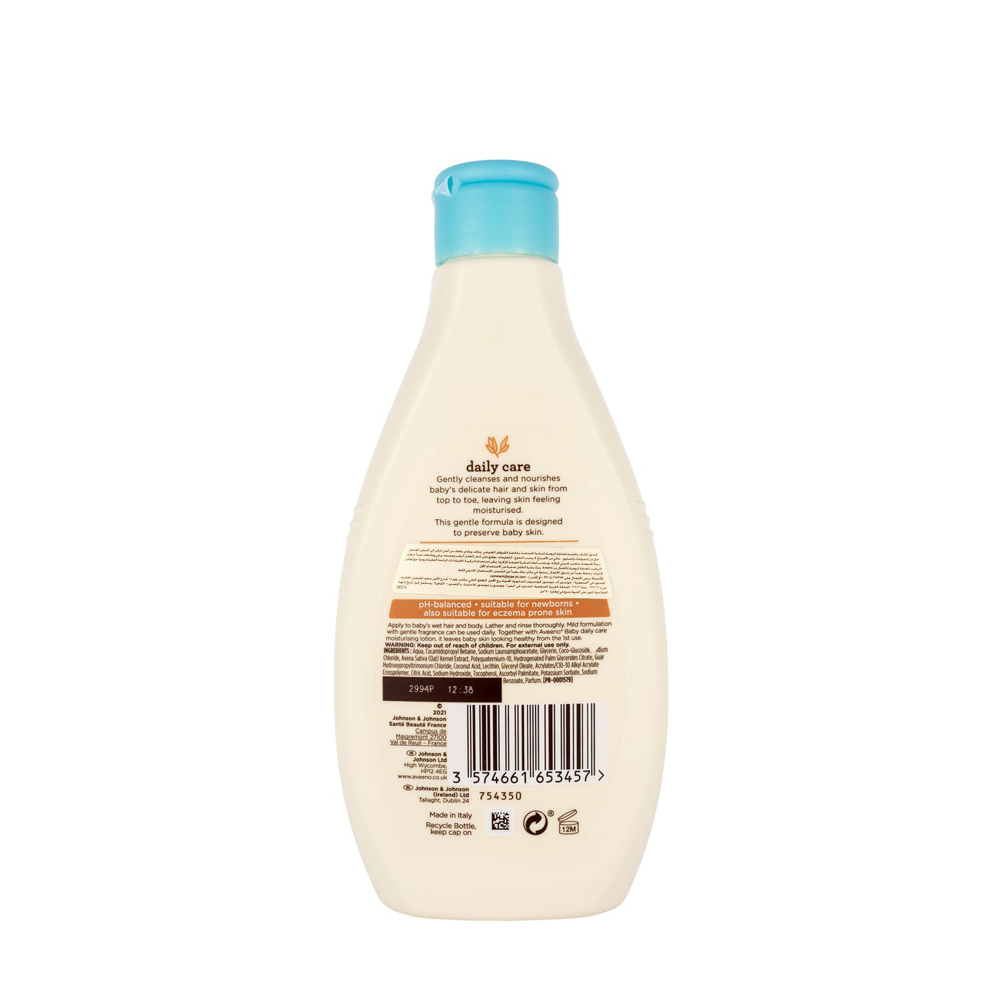Aveeno Baby Hair & Body Wash 250 Ml