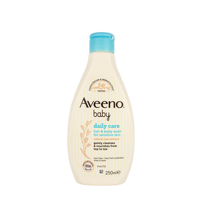 Aveeno Baby Hair & Body Wash 250 Ml