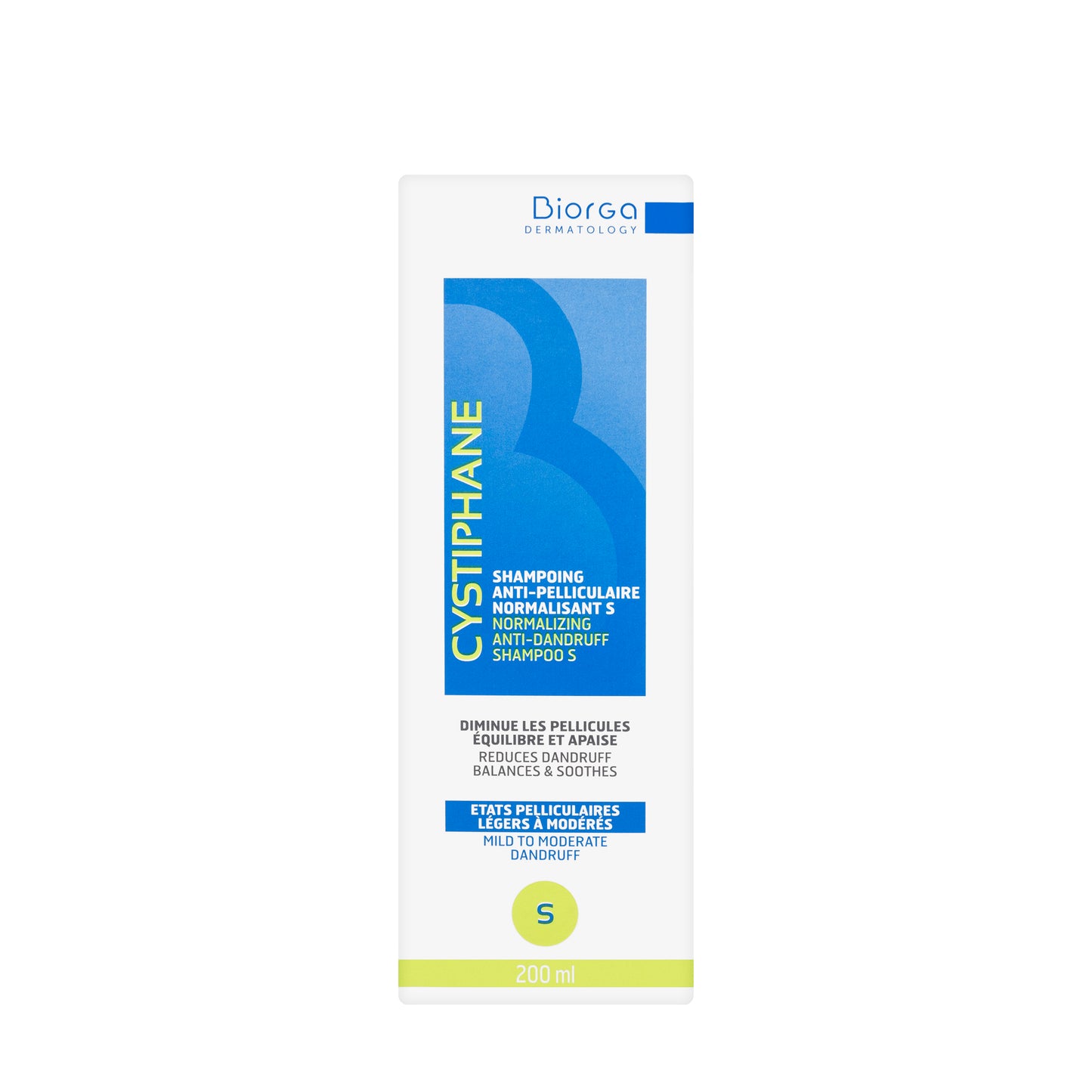 Cystiphane Biorga Normalizing Anti-Dandruff Shampoo-S 200 Ml